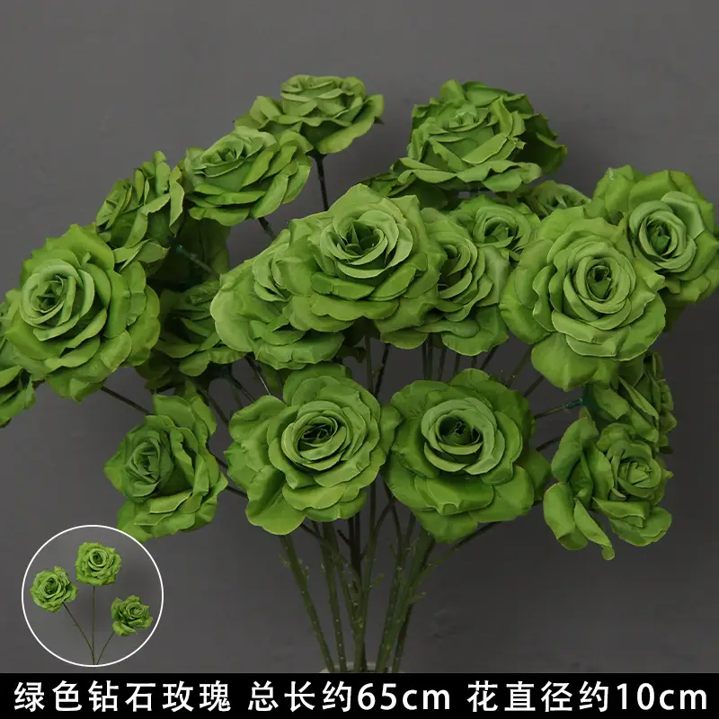 Artificial Green Plant Flowers for Weddings, Silk Flowers, Lily of the Valley, Dragon Whisker Grass, Wedding Flower Arrangements, Green Leaf Grass Decoration, Green Flowers