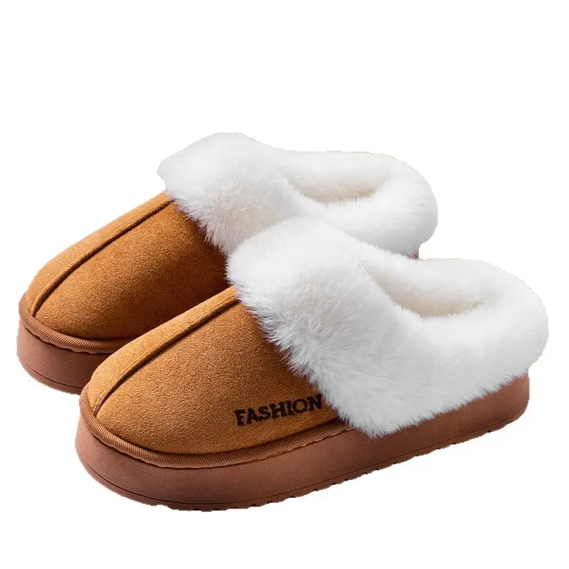 Women's Furry Winter Slippers Warm Indoor Outdoor