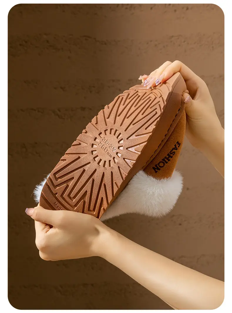 Women's Furry Winter Slippers Warm Indoor Outdoor — feature 28