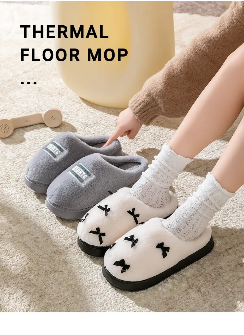 Winter Plush Cotton Boot for Men Women Warm Closed-Toe — feature 26
