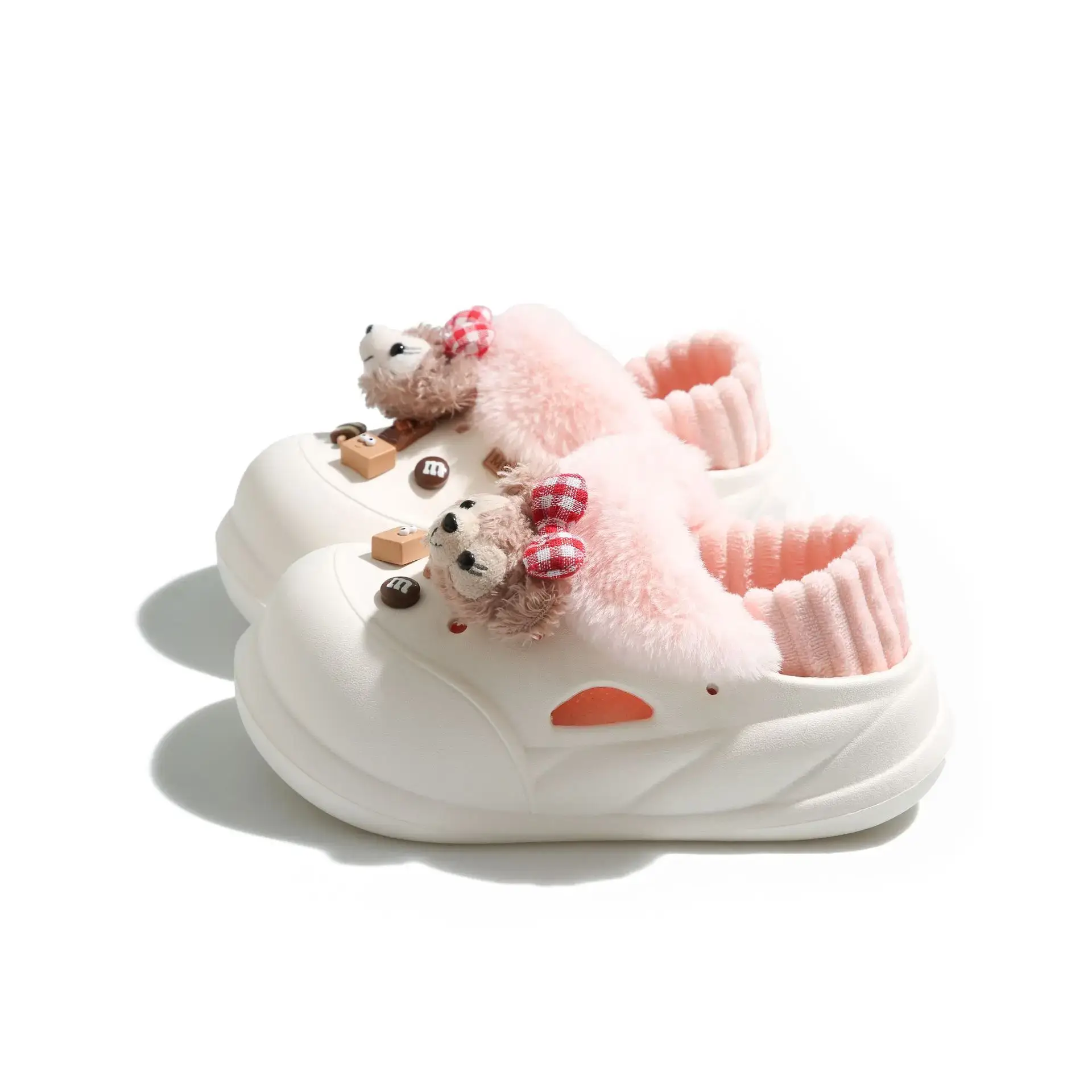Duffy Bear Cotton Winter Slippers Women Warm Non-Slip - Image 9