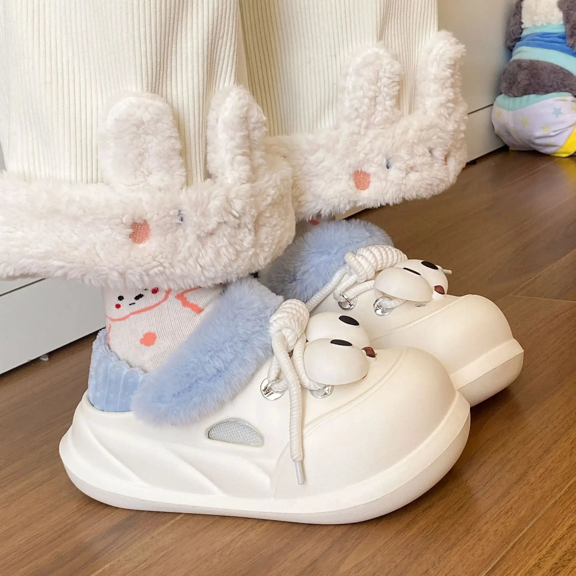 Thick Plush Eva Slippers for Couples & Students - Image 5