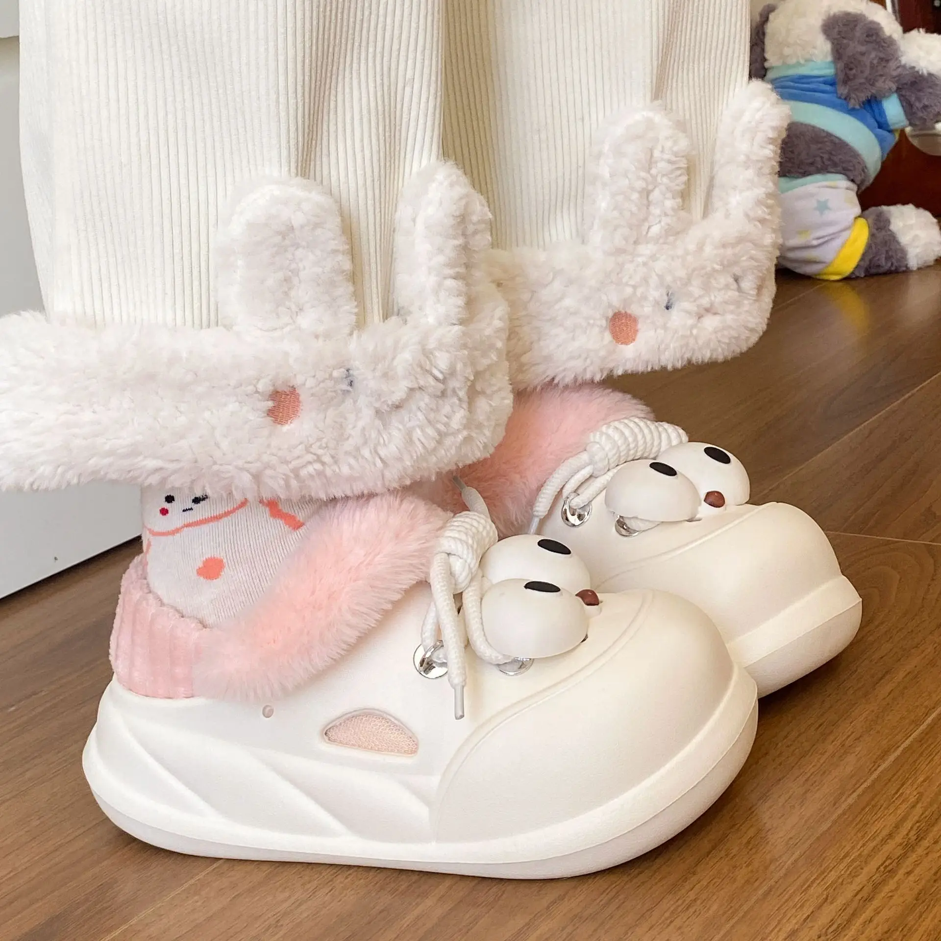 Thick Plush Eva Slippers for Couples & Students - Image 6
