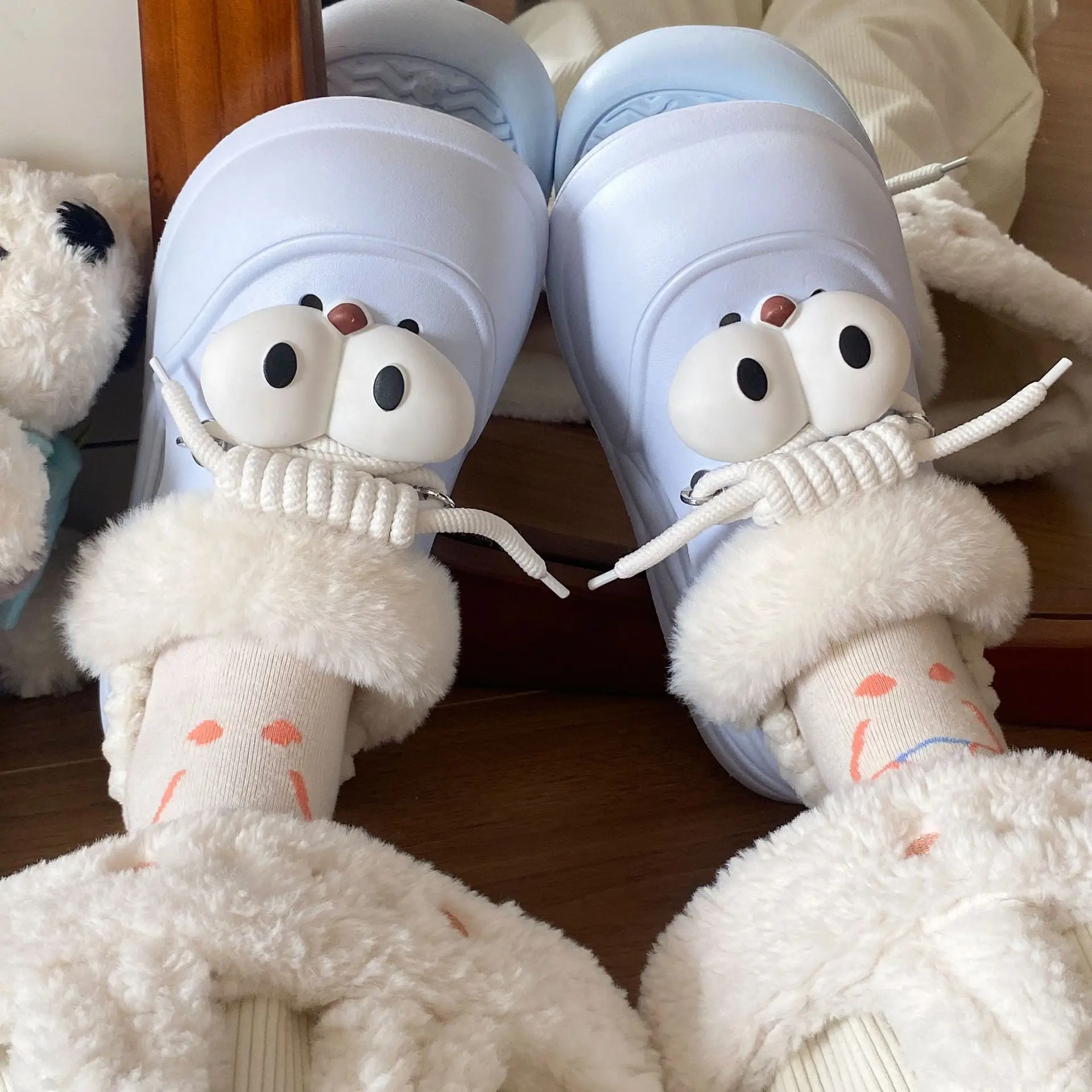 Thick Plush Eva Slippers for Couples & Students - Image 7