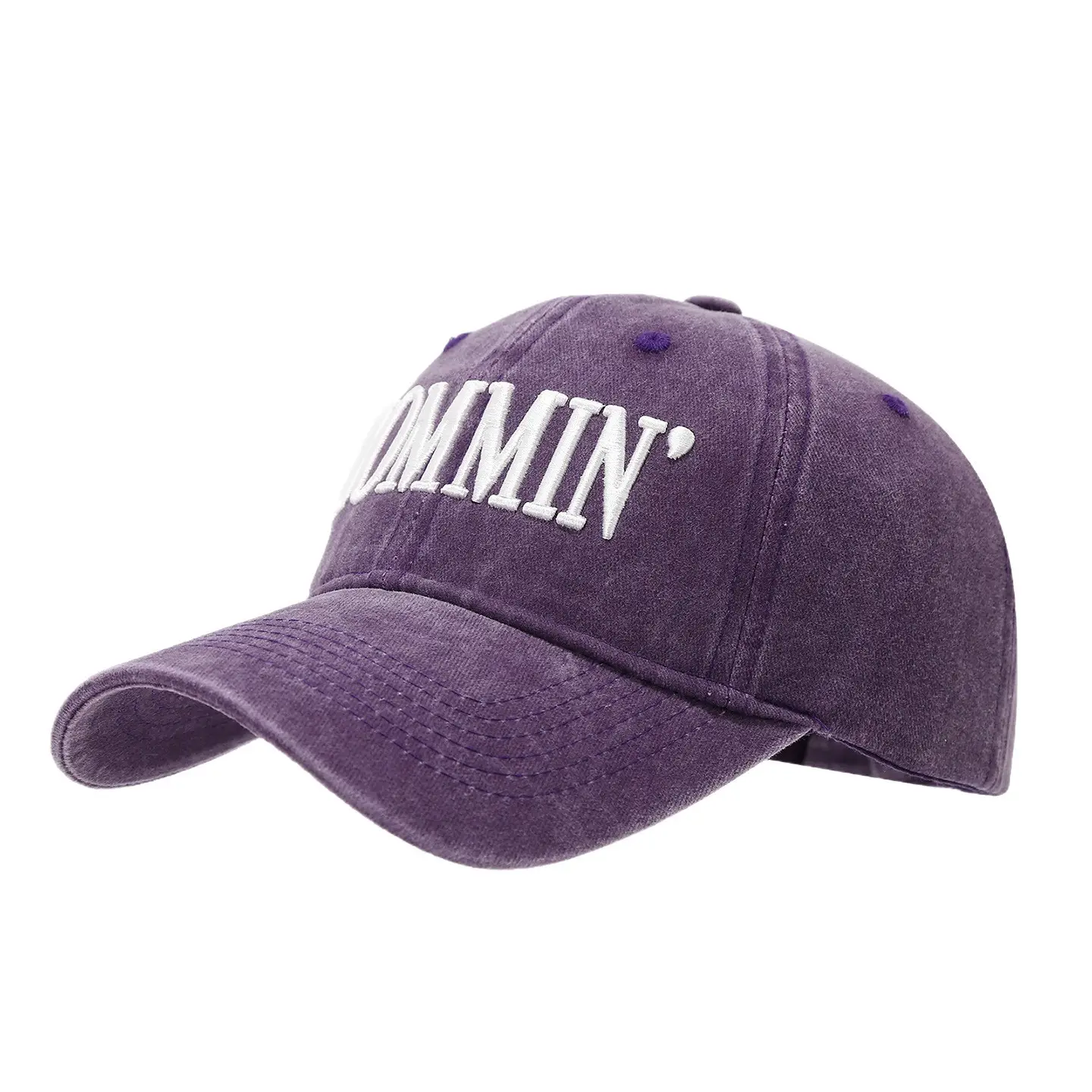 Purple Mommin Embroidered Baseball Cap for Women - Image 11