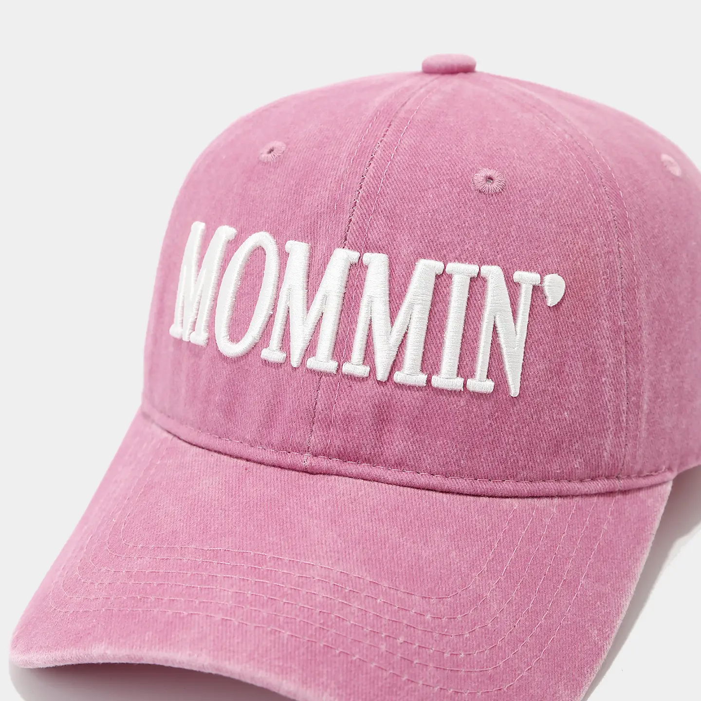 Purple Mommin Embroidered Baseball Cap for Women — feature 12