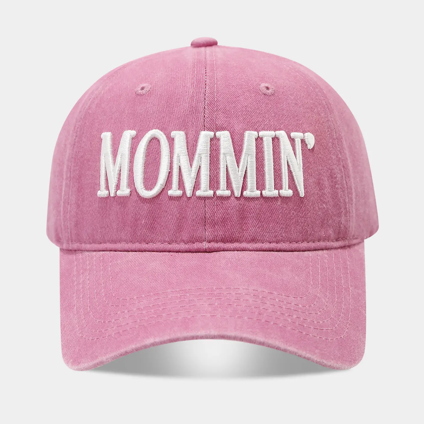 Purple Mommin Embroidered Baseball Cap for Women - Image 3