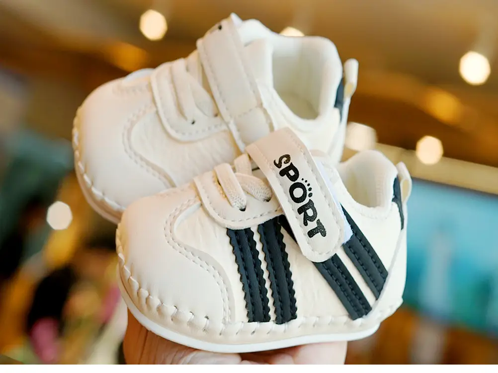 Baby Shoes White Soft Sole Beginner 0-1Yr — feature 5