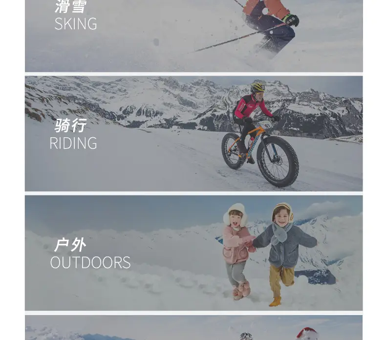 Children's Ski Gloves Winter Outdoor Warm Cycling Waterproof Windproof Wear-Resistant Warm Gloves for Kidsren Aged 7-14 — feature 6