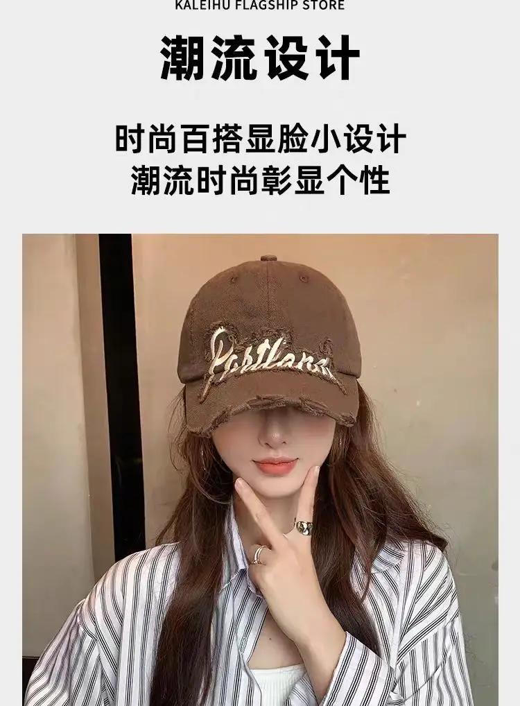 Black Embroidered Fashion Cap for Women — feature 3