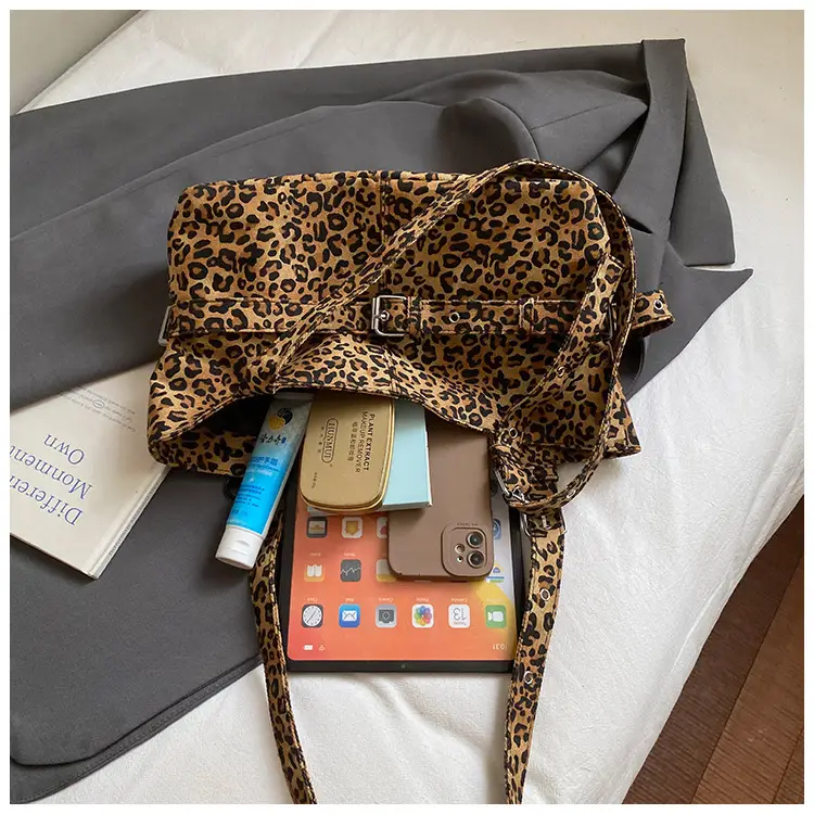 Leopard Print Large Tote Bag for Women — feature 10