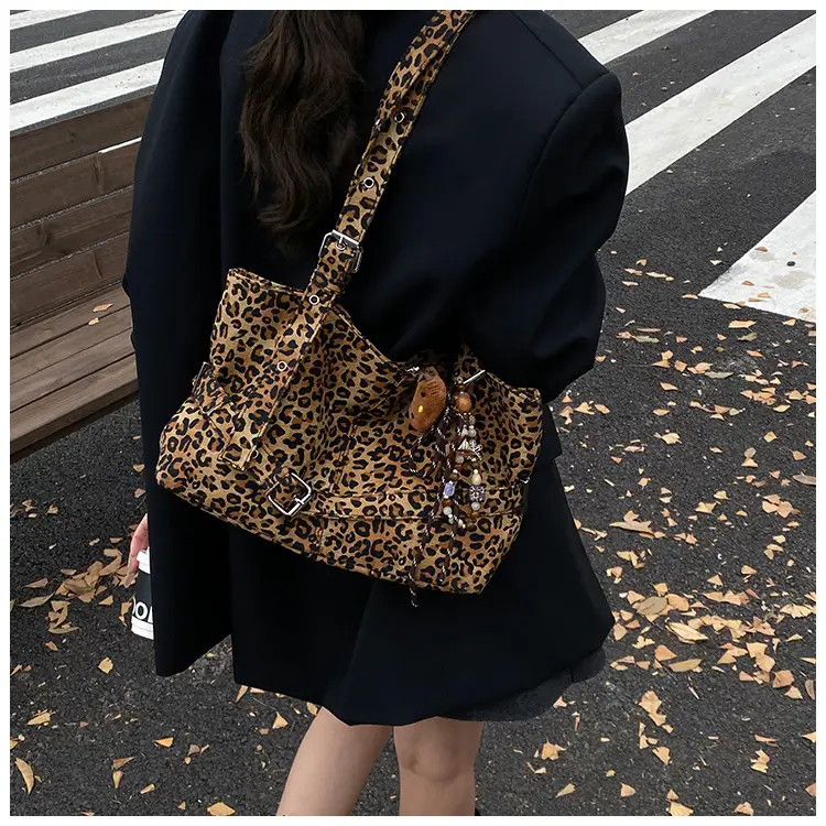 Leopard Print Large Tote Bag for Women — feature 16