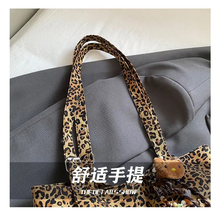 Leopard Print Large Tote Bag for Women — feature 8