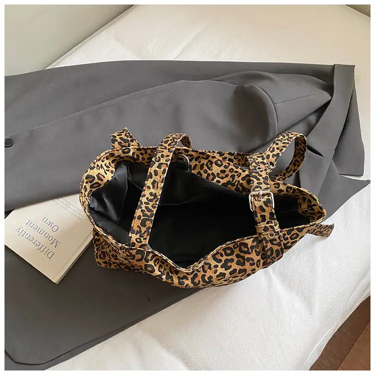 Leopard Print Large Tote Bag for Women — feature 9
