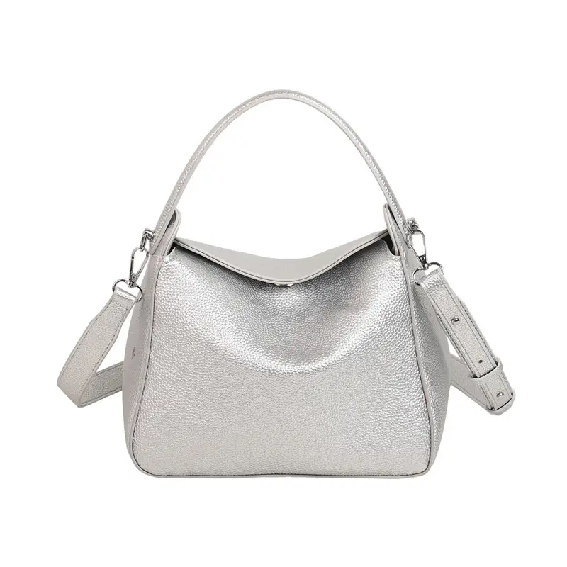 Silver Personalized Bucket Bag for Women 2025