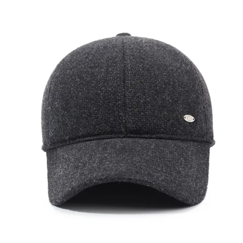 Men's Grey Fleece Lined Ear Protection Hat - Image 6