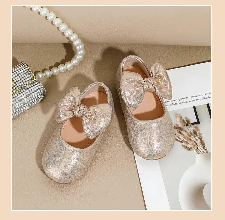 Baby Gold Glitter Toddler Shoes European Style — feature 7