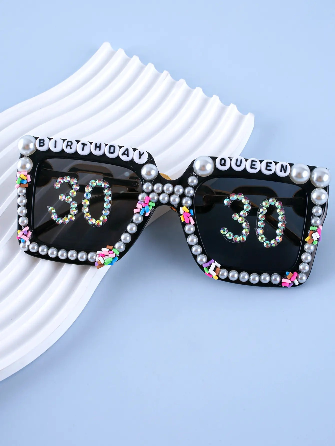 Birthday Party Sunglasses for Women with Rhinestones — feature 10
