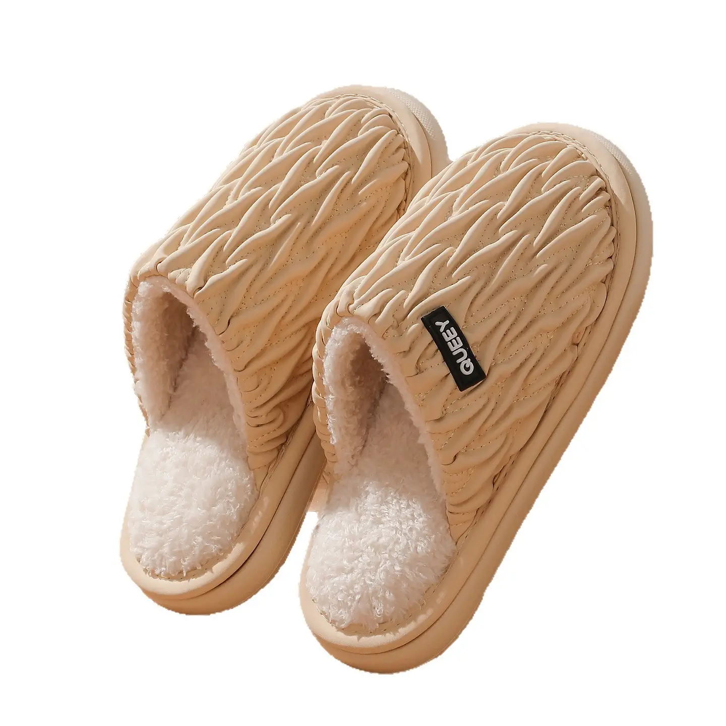 Women Cotton Slippers Warm Fleece Lined Winter Autumn - Image 10