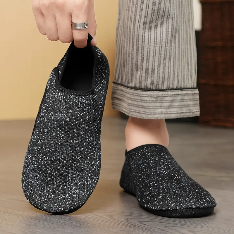 New Floor Socks, Thin, Breathable Home Shoes, Slippers, Lazy Shoes, Non-Slip Soft-Soled Cotton Shoes, Indoor Fitness Shoes - Image 5