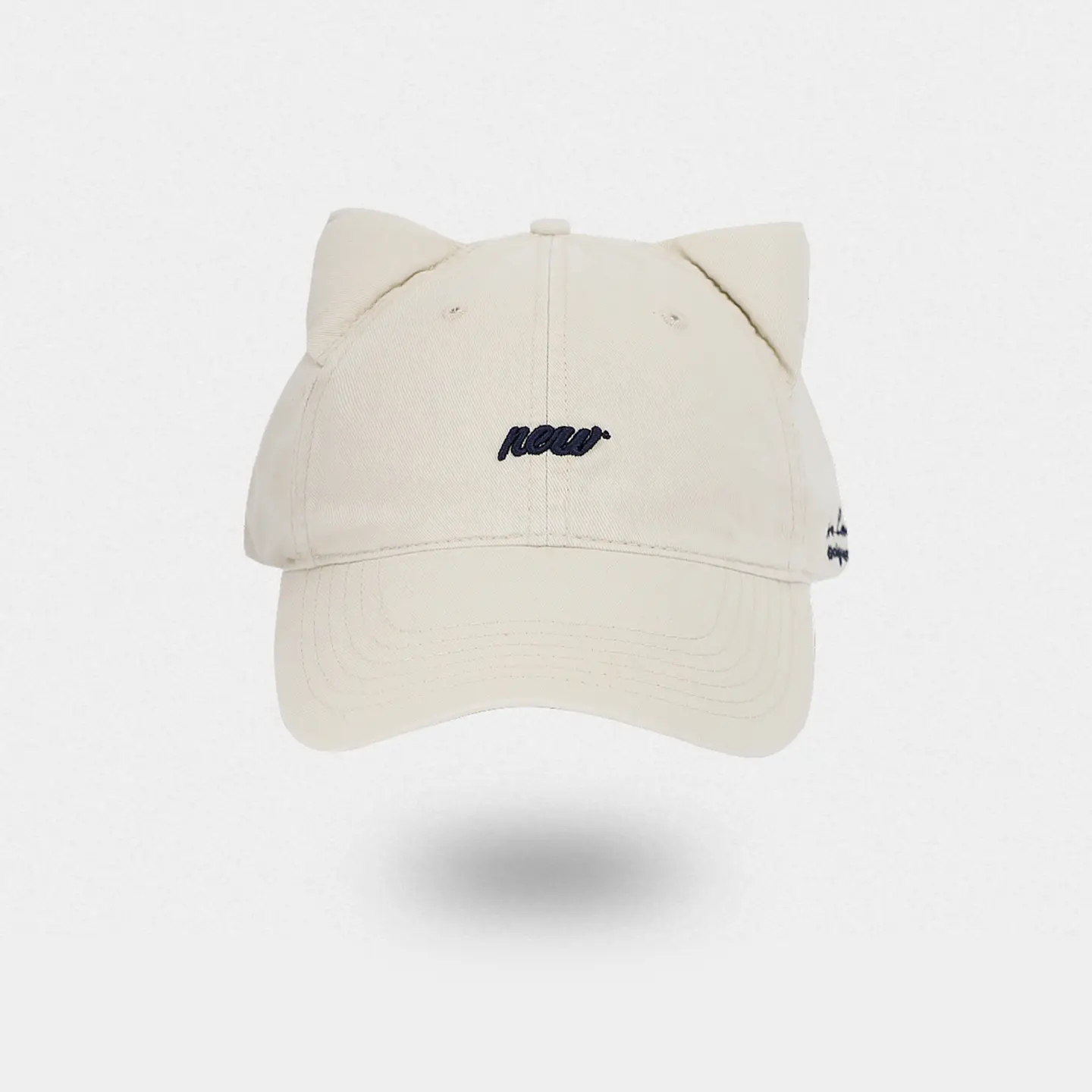 Brown Cat Ear Duckbill Cap for Women - Image 2