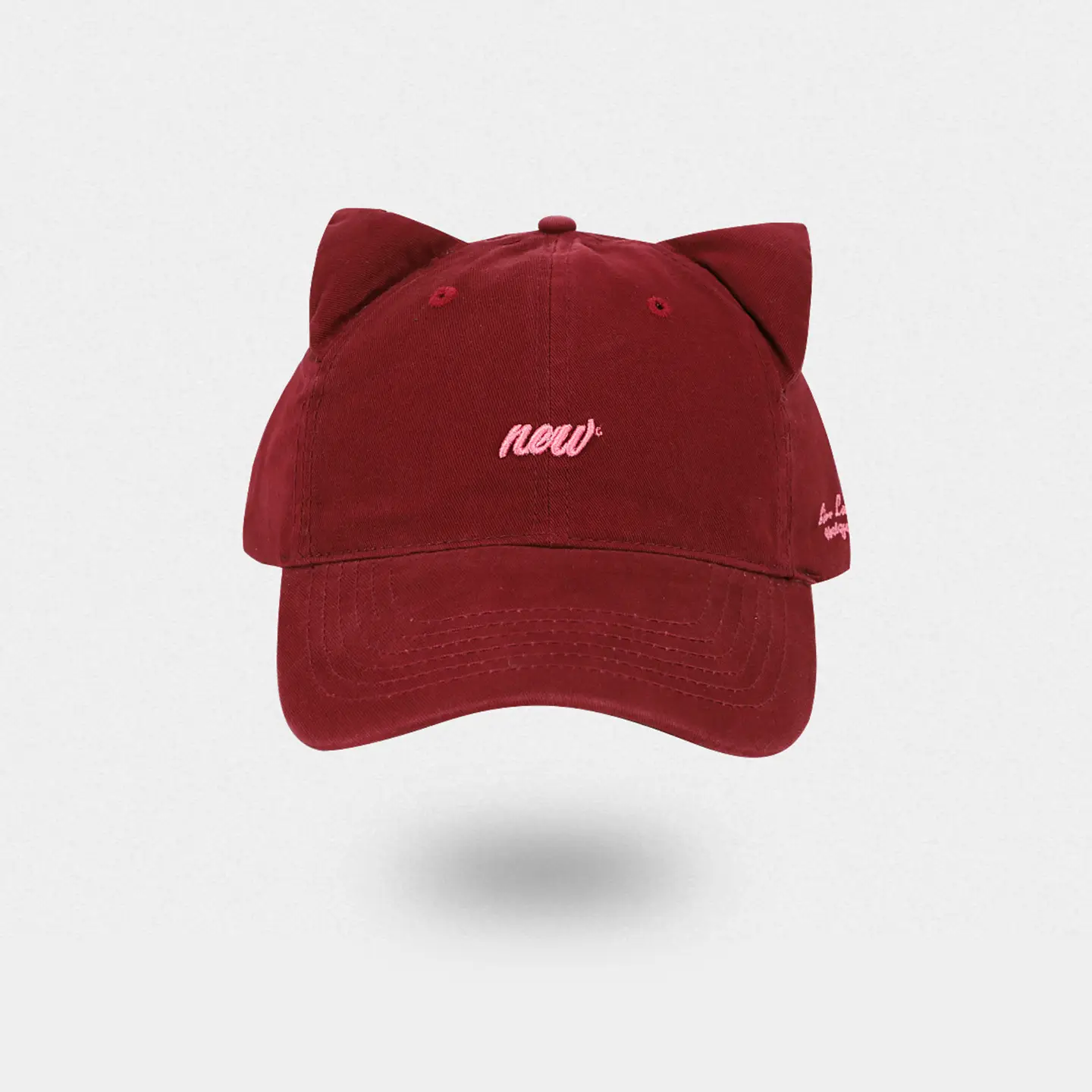 Brown Cat Ear Duckbill Cap for Women - Image 5