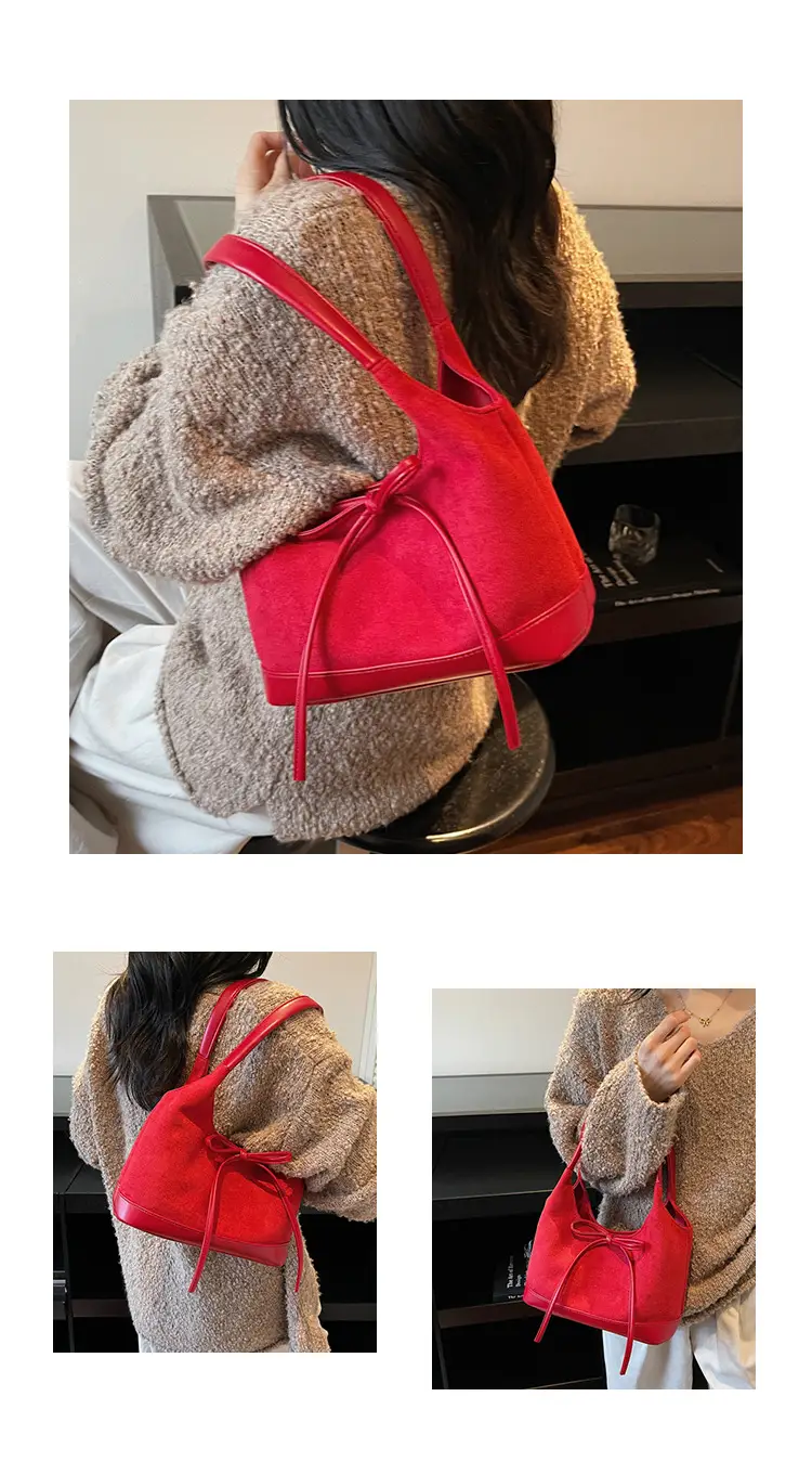Large Capacity Women's Tote Bag with Bow — feature 14