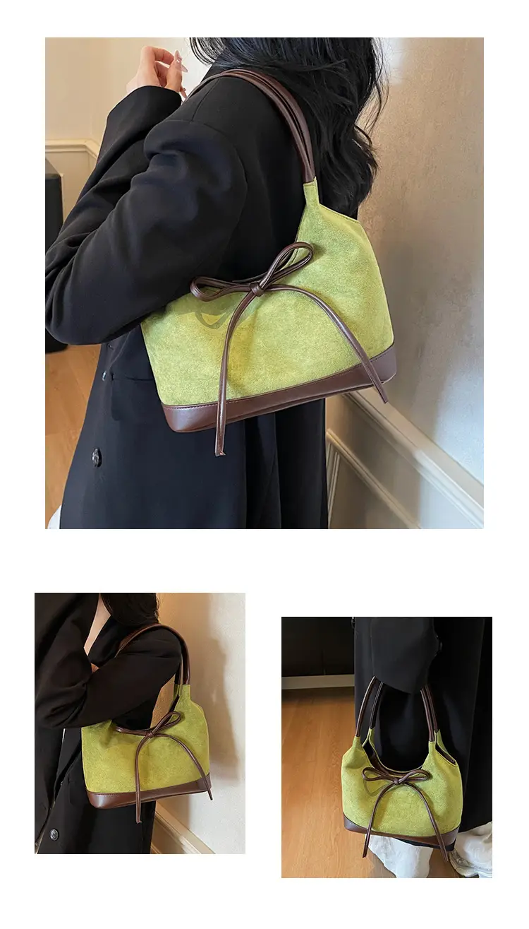 Large Capacity Women's Tote Bag with Bow — feature 15