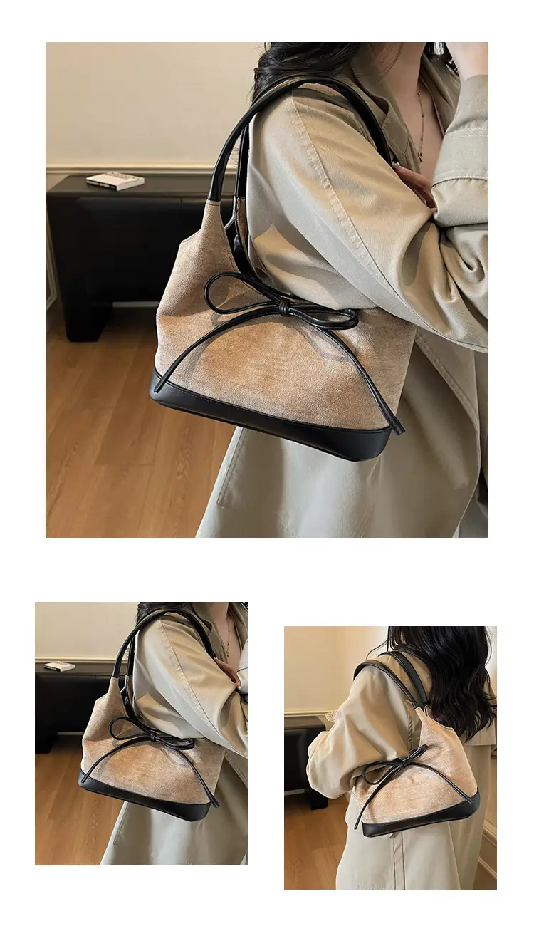 Large Capacity Women's Tote Bag with Bow — feature 16