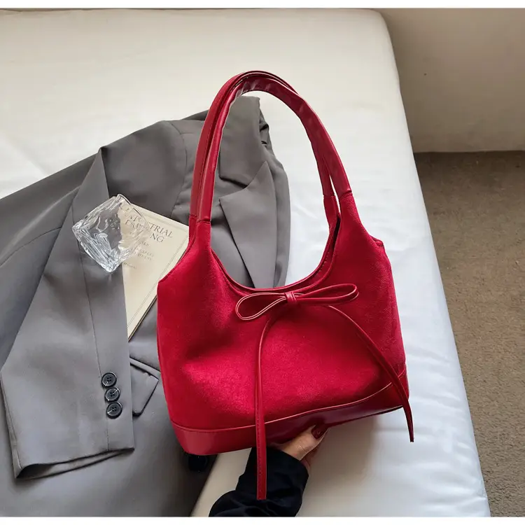 Large Capacity Women's Tote Bag with Bow — feature 22