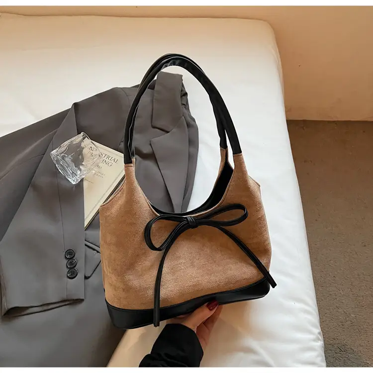 Large Capacity Women's Tote Bag with Bow — feature 25