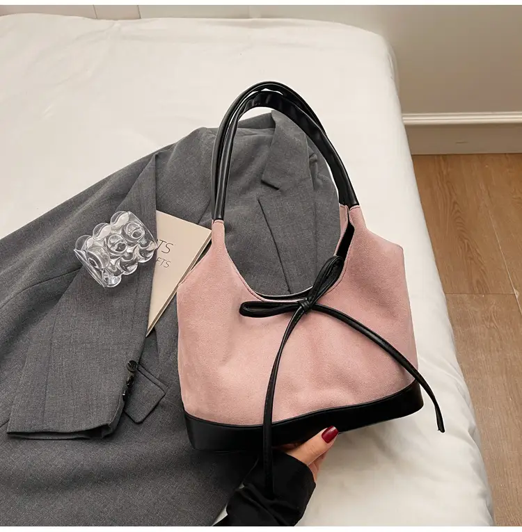 Large Capacity Women's Tote Bag with Bow — feature 27