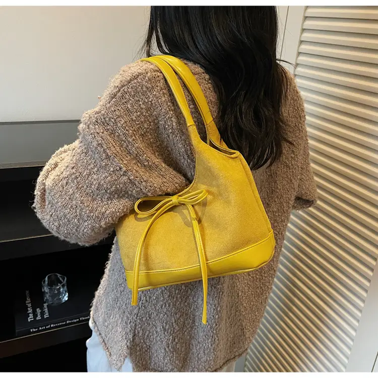 Large Capacity Women's Tote Bag with Bow — feature 4