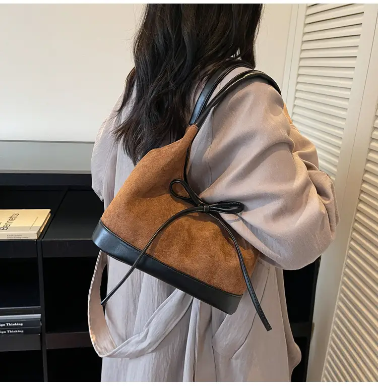 Large Capacity Women's Tote Bag with Bow — feature 8