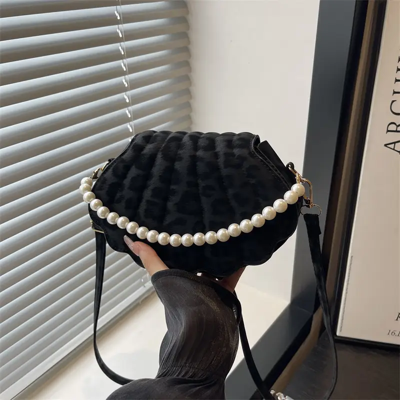 Pearl Embossed Crossbody Bag for Women