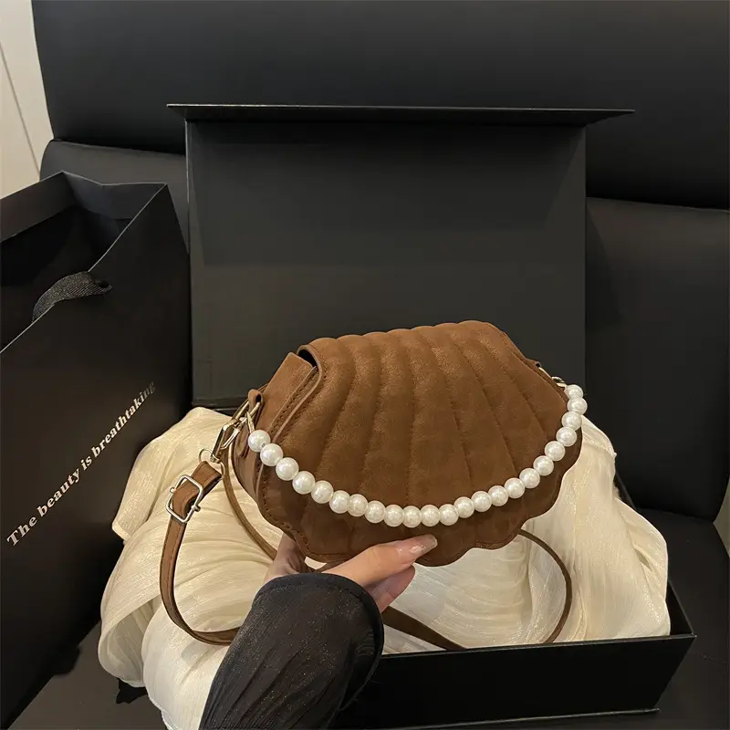 Pearl Embossed Crossbody Bag for Women