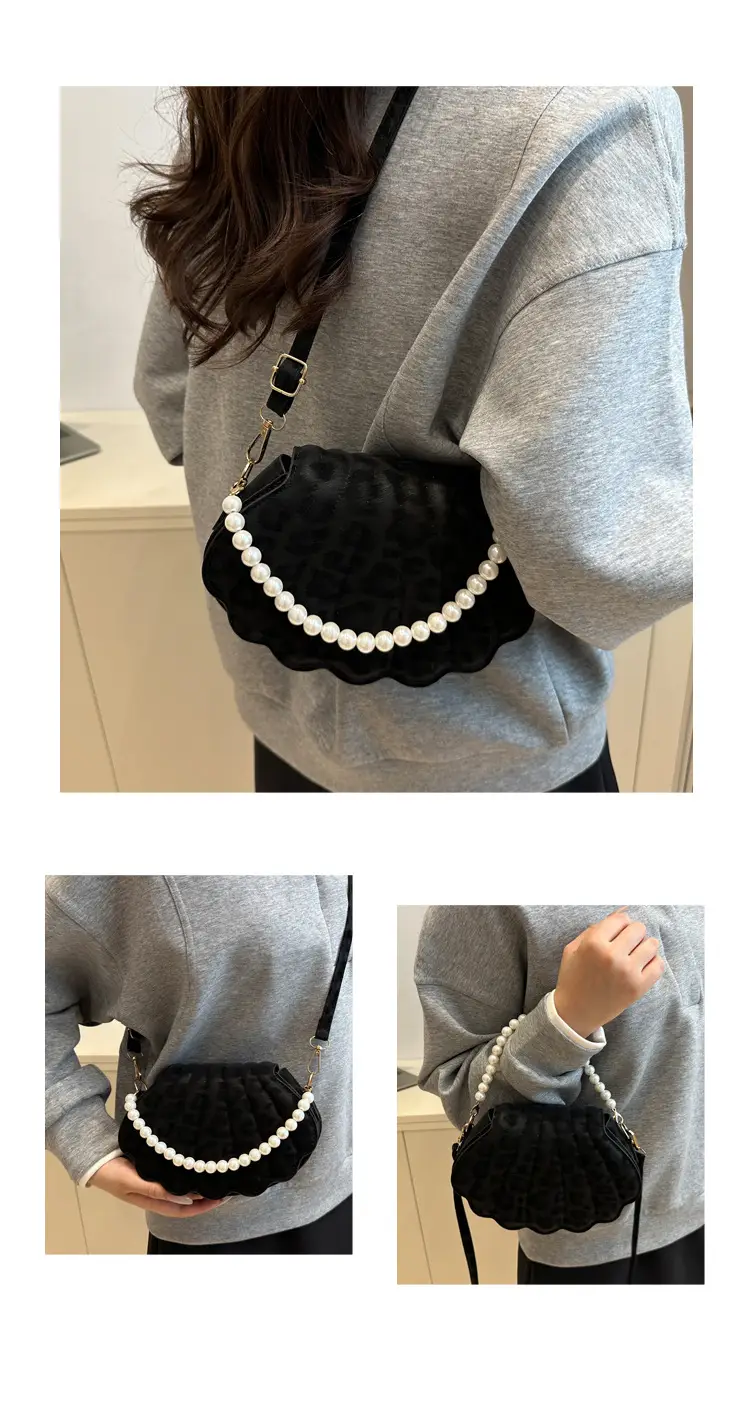 Pearl Embossed Crossbody Bag for Women — feature 7