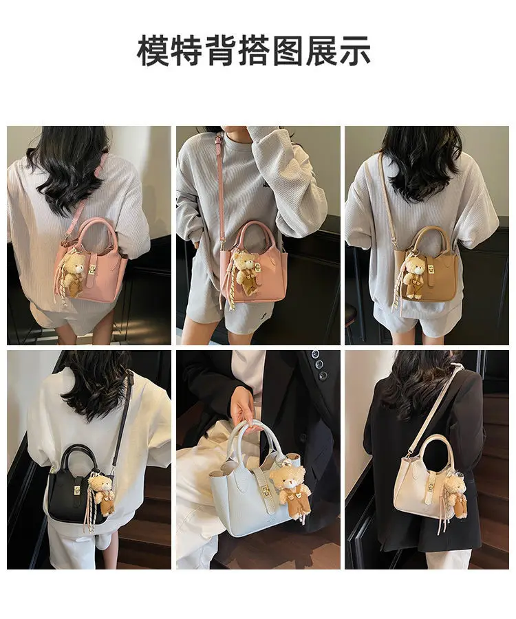Women's Beige Leather Shoulder Crossbody Bag 2026 — feature 12