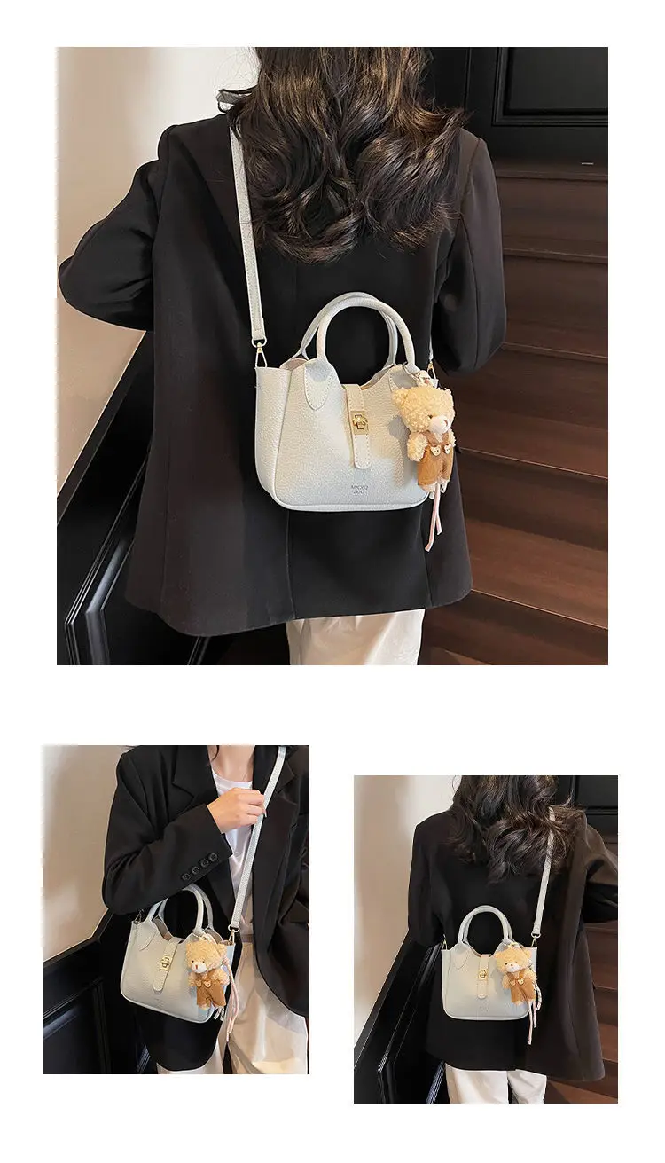 Women's Beige Leather Shoulder Crossbody Bag 2026 — feature 17
