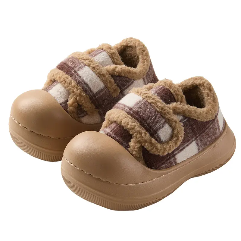 Nanbowan Fashion Retro Large-Toe Shoes, Women's Winter Outer Wear, Thick-Soled Plush Warm Outer Wear Cotton Shoes for Women - Image 7