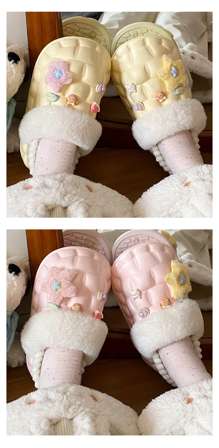 Eva Non-Slip Cotton Slippers Women Winter Soft Sole — feature 20