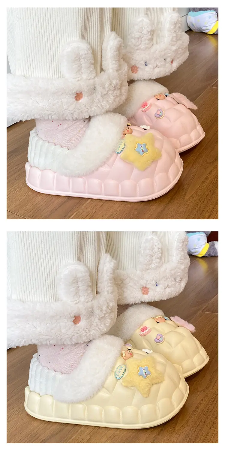 Eva Non-Slip Cotton Slippers Women Winter Soft Sole — feature 21