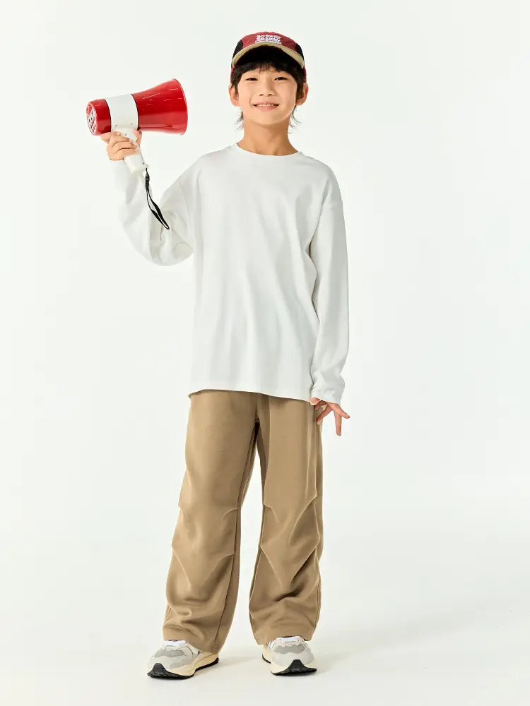 Kids Japanese Style T-Shirt Set Solid Color Base - Image 14