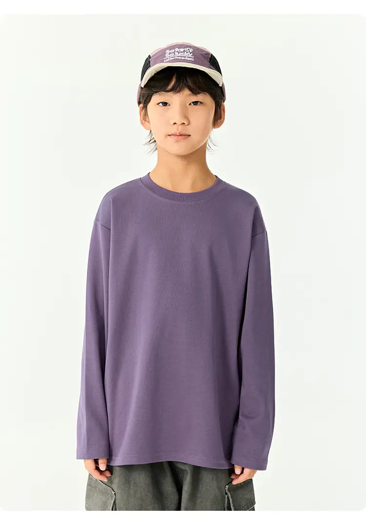Kids Japanese Style T-Shirt Set Solid Color Base — feature 19
