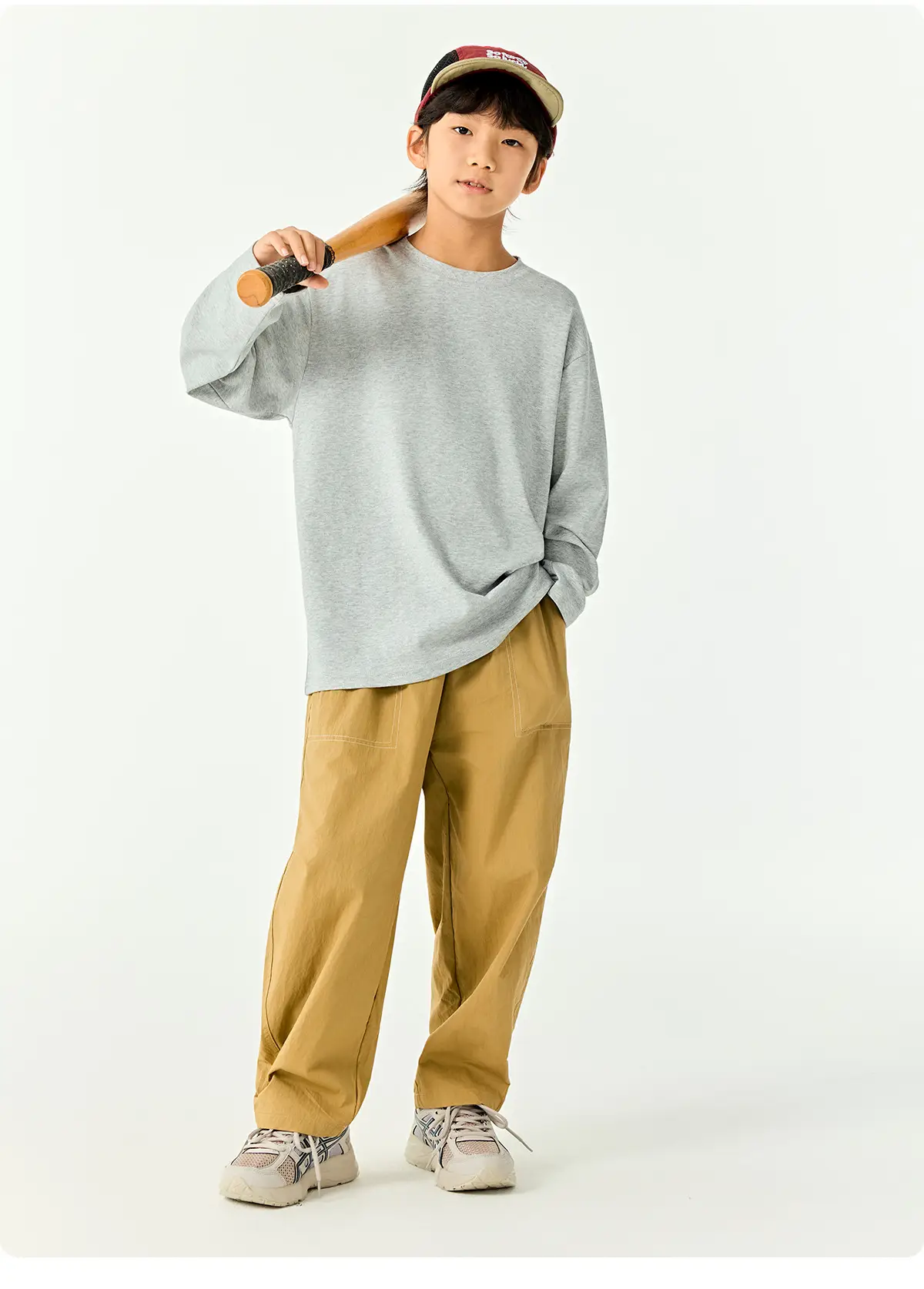 Kids Japanese Style T-Shirt Set Solid Color Base — feature 22