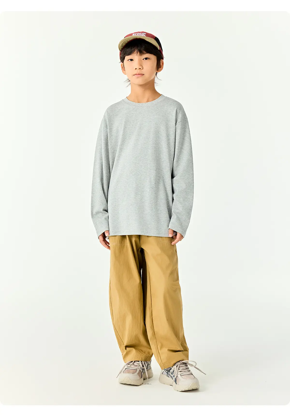 Kids Japanese Style T-Shirt Set Solid Color Base — feature 24