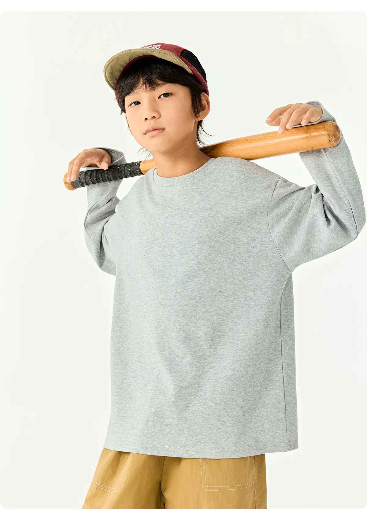 Kids Japanese Style T-Shirt Set Solid Color Base — feature 26
