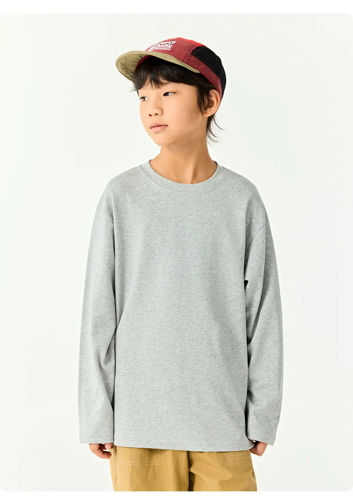 Kids Japanese Style T-Shirt Set Solid Color Base — feature 28
