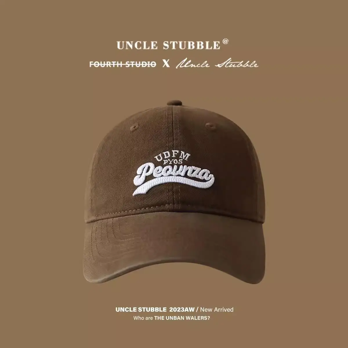Uncle Stubble 3D Duckbill Cap Sun Hat Unisex Brown - Image 8