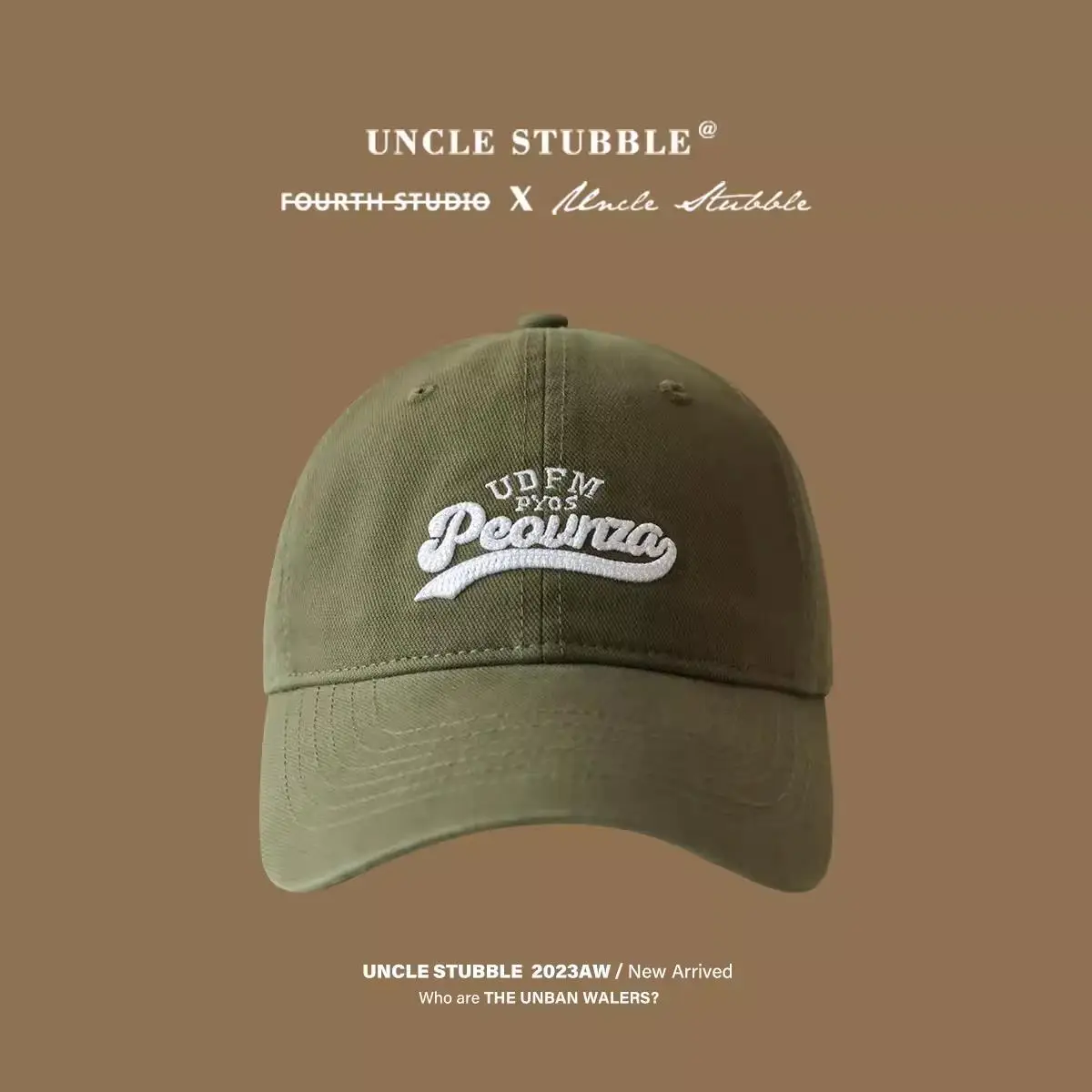 Uncle Stubble 3D Duckbill Cap Sun Hat Unisex Brown - Image 3